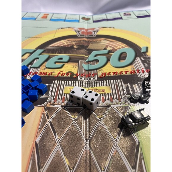 The 50's A Game For Your Generation Board Game Complete Great Condition - Picture 9 of 11
